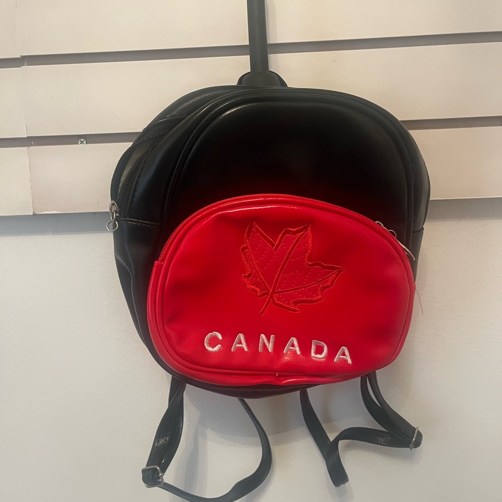 Canada Black and Red Backpack